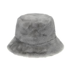 Women Fashion Solid Color Flat Eaves Bucket Hat