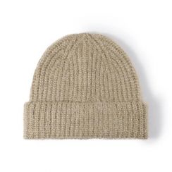 Basic Simple Style Solid Color Eaveless Wool Cap